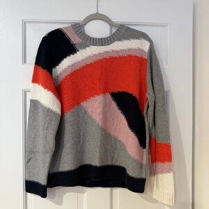 1. State Women's Color Block Sweater -- Large